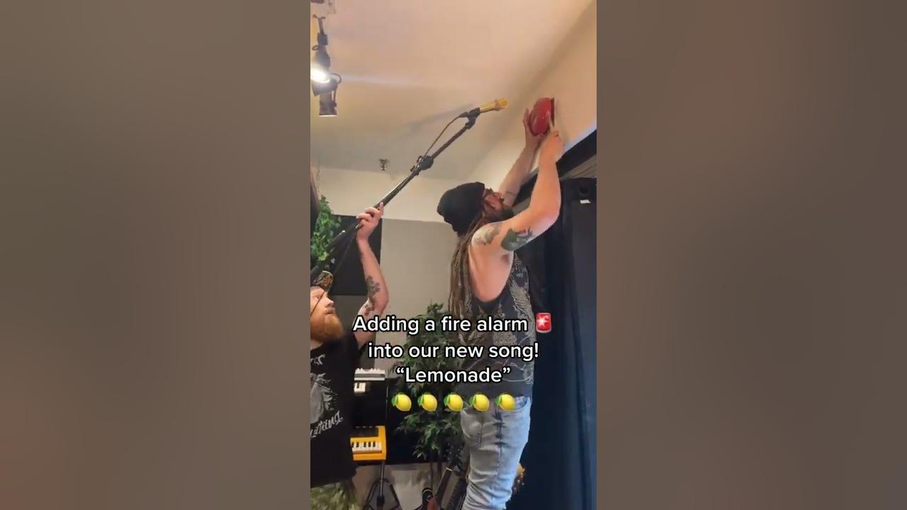 We added a fire alarm in our song and it sounds 🔥🔥🚨 #shorts #harmandease #originalsong