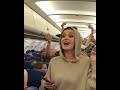 Полина Гагарина дала концерт в самолёте