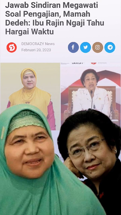 Mamah Dedeh Jawab Megawati: Ibu Rajin Ngaji Tahu Hargai Waktu. #shorts #viral #megawati #mamahdedeh