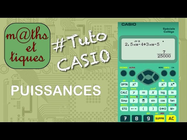 Afficher les caractéristiques statistiques - Tutoriel CASIO Collège 