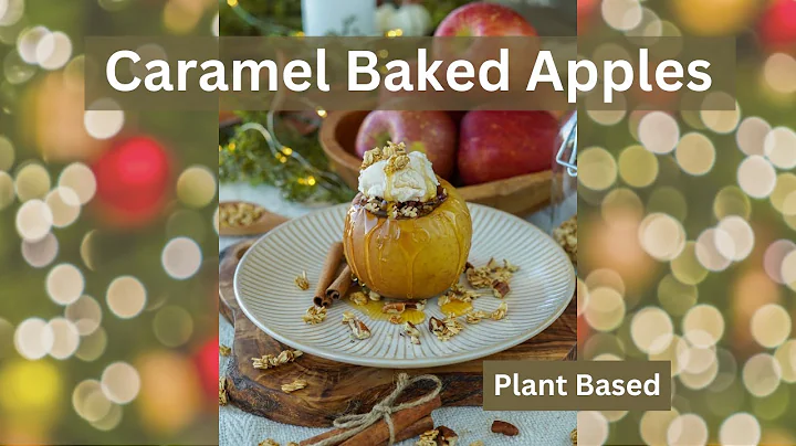 Caramel Baked Apples // Low Calorie //Plant Based