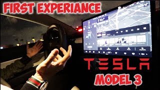 Tesla Model 3 FIRST DRIVE With Auto Pilot