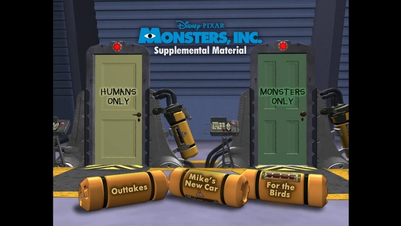 Monsters, Inc. Disc 2 DVD Menu (1080p60)