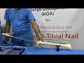 Femur  tibia nail workshop preview   gaits  gpc medical  koa