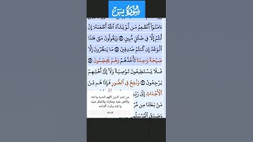 سورة يس الاية 48-49 فارس عباد