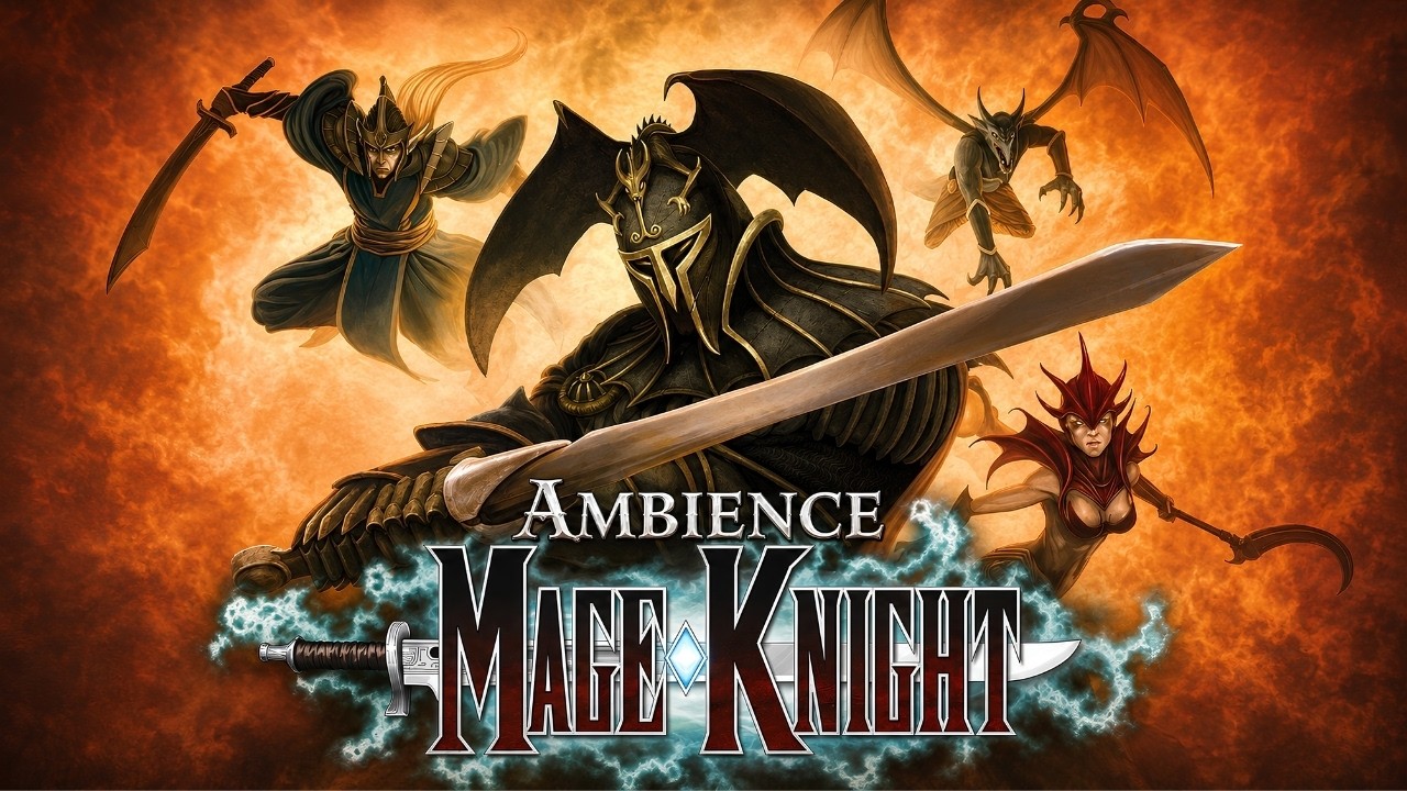 Mage Knight Ambience - Fantasy / Adventure Board Game Music with Visuals