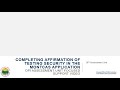 Completing the Electronic Test Security Agreement in the MontCAS Application