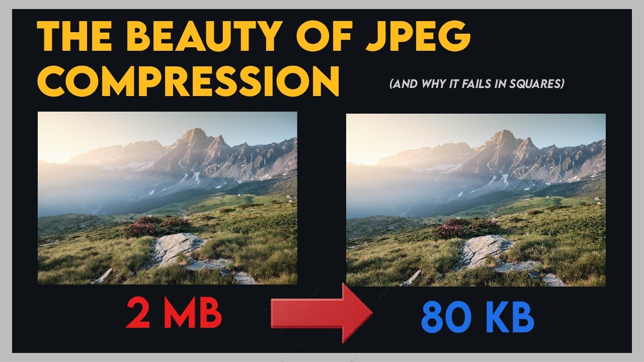 The Beauty of JPEG Compression - YouTube