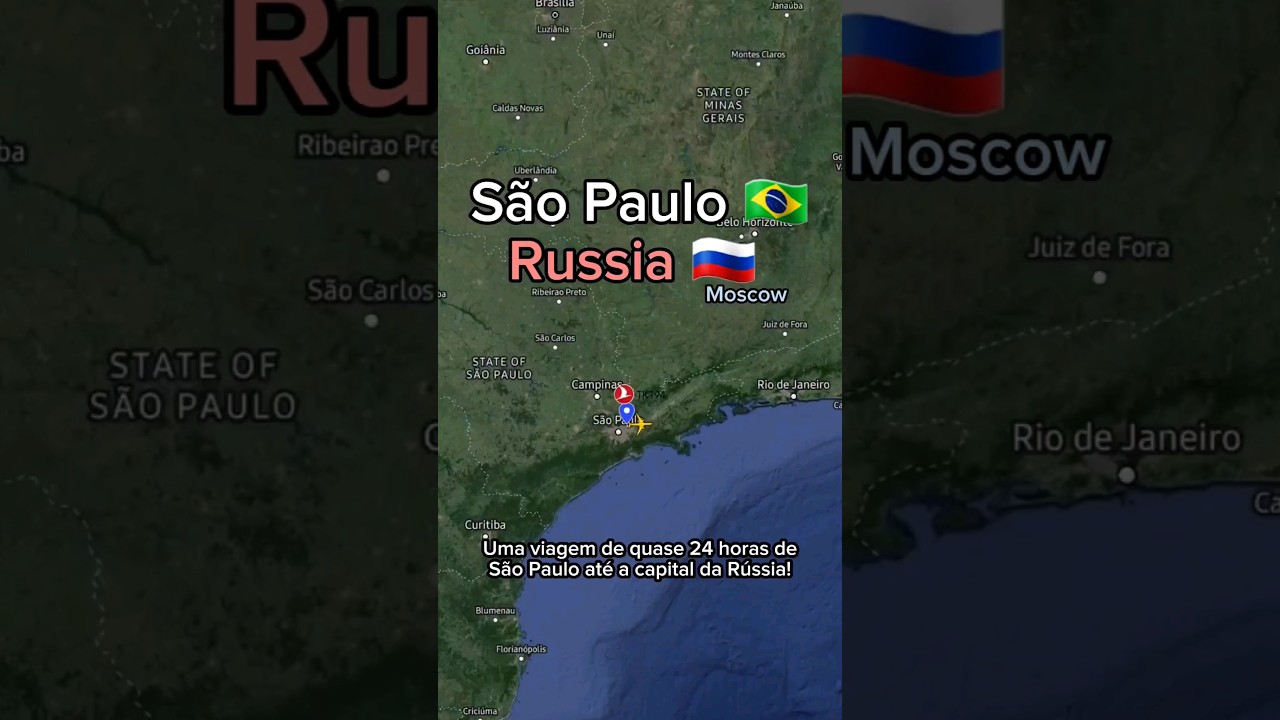 São Paulo a Rússia 🇷🇺 Uma viagem de quase 24 horas do Brasil até Moscou!