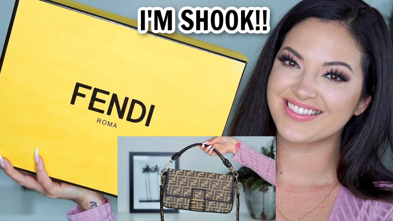 UNBOXING DESIGNER DUPE FENDI BAG || FENDI BAGUETTE