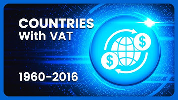 Countries with VAT (Yearly) 1960-2016 #finance #economy #vat #tax