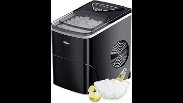 Silonn Ice Makers Countertop 9 Bullet Ice Cubes Ready in 6 Minutes | 24Hrs Portable Ice Maker Machin