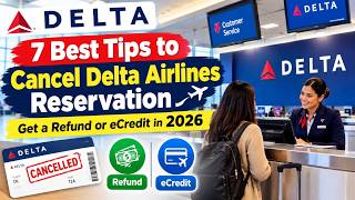 7 Best Tips to Cancel Delta Airlines Reservation ✈️ Get a Refund or eCredit in 2026