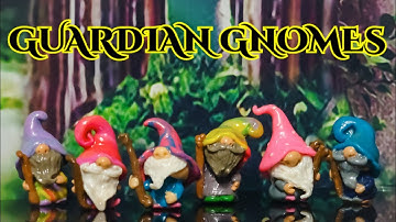 Guardian Gnome from polymer clay tutorial
