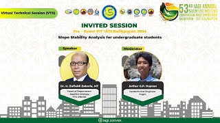 VTS 8 PIT IAGI 2024 - Slope Stability Analysis (SSA) Research for Undergraduates