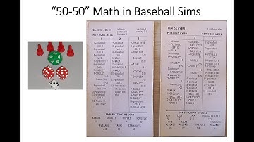 "50-50" Math in Baseball Sims: Basic Explanation and Discussion