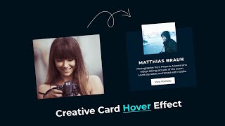 Creative Card Hover Effect Using HTML and CSS | Html & CSS
