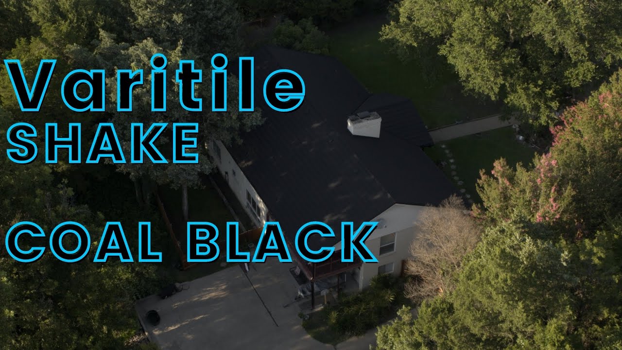 Varitile Shake - Coal Black installed by Simplicity Roofing - YouTube
