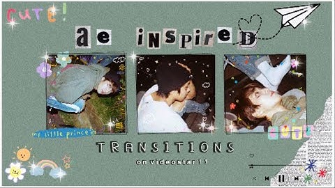 5 ae inspired transitions || videostar