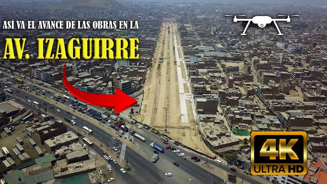 Avance Obras Avenida Carlos Izaguirre en San Martín de Porres | Vista Aérea Drone 19/12/2025