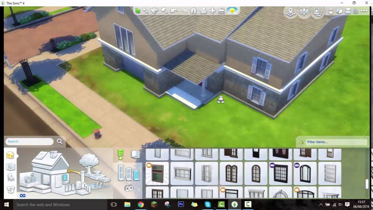 Sims 4 Mystreet Speedbuild Aphmau's house YouTube