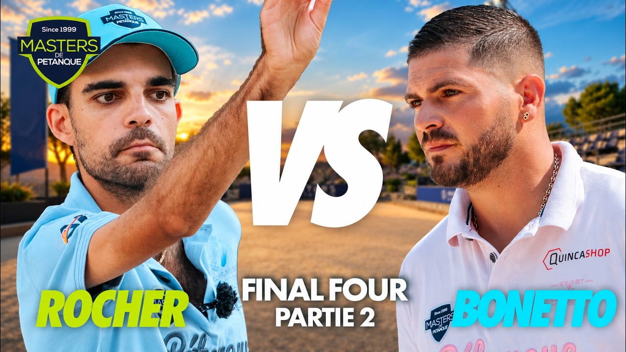 Miniature : MASTERS DE PÉTANQUE 2026 : Le replay de la victoire de l'équipe Bonetto sur Rocher (fin de partie)