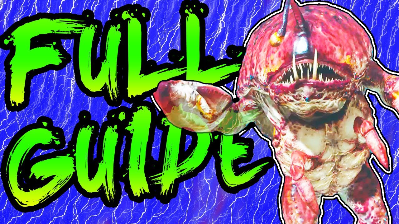 FULL ATTACK OF THE RADIOACTIVE THING EASTER EGG GUIDE & BOSS FIGHT TUTORIAL INFINITE WARFARE ZOMBIES