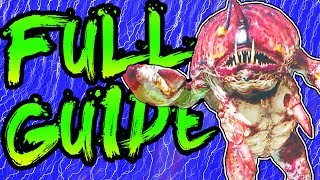 FULL ATTACK OF THE RADIOACTIVE THING EASTER EGG GUIDE & BOSS FIGHT TUTORIAL INFINITE WARFARE ZOMBIES