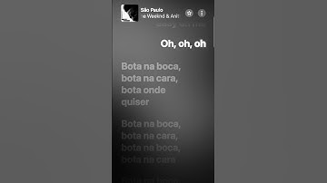 São Paulo Lyrics Edit ft. Apple Music. #song #shorts #viral #theweeknd #saopaulo #applemusic #lyrics