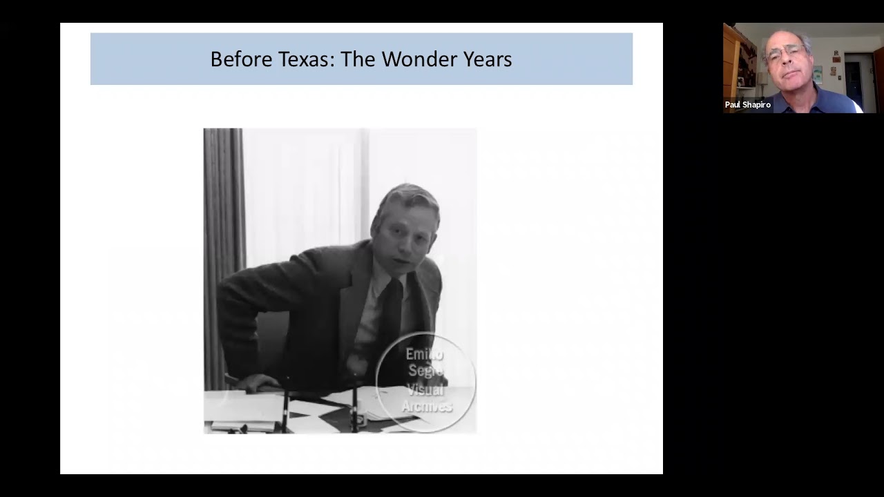 Fall 2021 TSAPS Meeting Presentation: Paul Shapiro