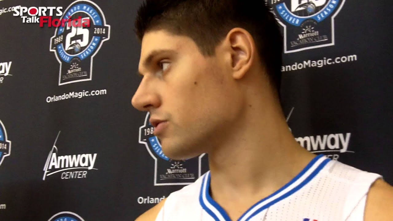 nfl news Nik Vucevic - Magic Media Day 9/30/13