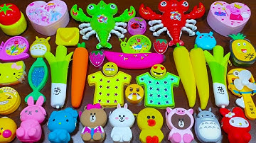 Mixing Random Things Into Clear Slime | Relaxing Slime Video ! ALEX SLIME