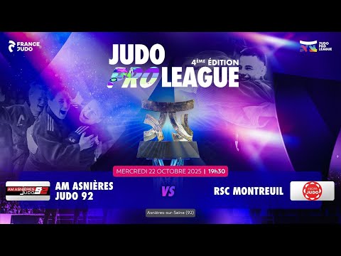 AM Asnières Judo 92 vs RSC Montreuil | Eliminatoires Judo Pro League 2025-2026 - Saison 4