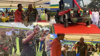 Major General Thomas Oppong Peprah Dancing skills : Military Man makes Mini Jeep fromAboboyaa.