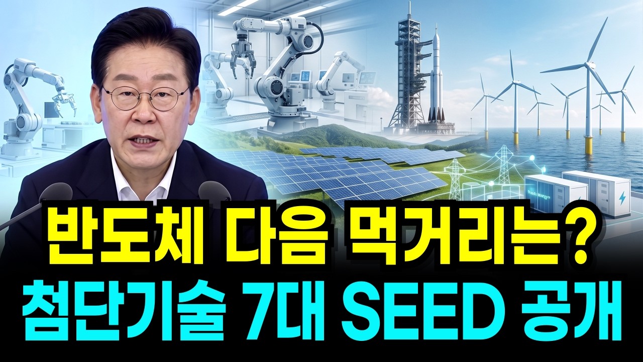 반도체로 역대급 돈 벌면서 정부가 몰래 준비한 '7개의 씨앗'…10년 뒤 한국이 달라집니다