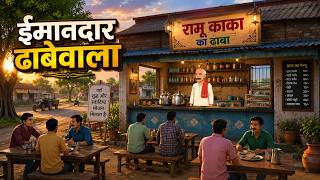 The Honest Dhaba Owner | Honest Dhaba Owner Cartoon Story | Hindi Stories | Animated Story