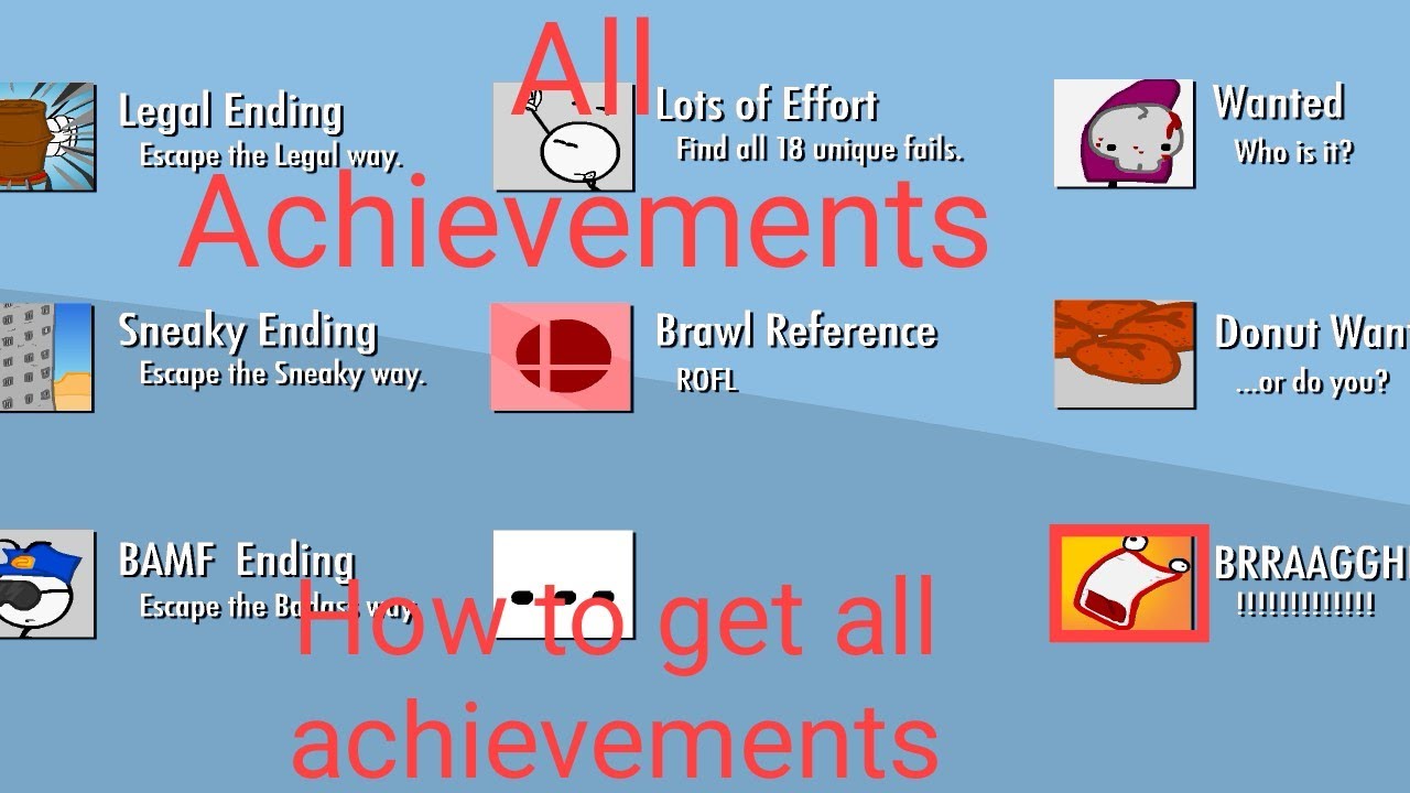 How to get 9 achievements in Henry Stickmin Escaping The Prison