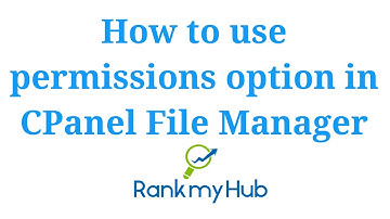 How to use permissions option in CPanel File Manager