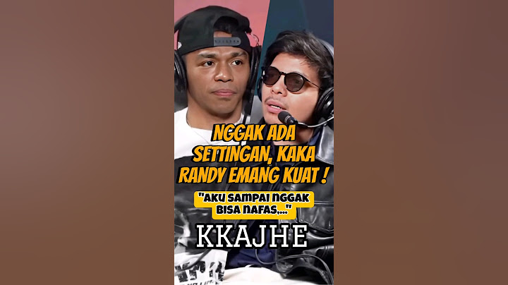 "Tidak Ada Settingan" Kkajhe Mengakui Jika Randy Pangalila Memang KUAT⁉️ #fyp #podcast
