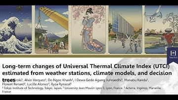 Long term changes of Universal Thermal Climate Index UTCI estimated from weather stations, climate m
