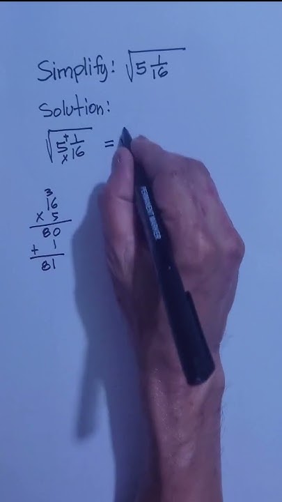 How To Simplify Square Root Of Mixed Fraction Roots And Radicals how-to-simplify-square-root-of-mixed-fraction-roots-and-radicals