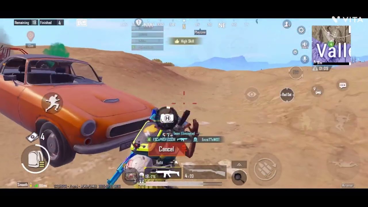 Bgmi Competitive Lobby - 1v4 Clutch Like A Pro || Zero Recoil Sensitivity|| 