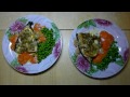 Вкусный стейк зубатки запеченный в духовке