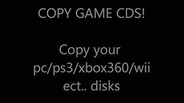 COPY YOUR PS3/Xbox360 Games!
