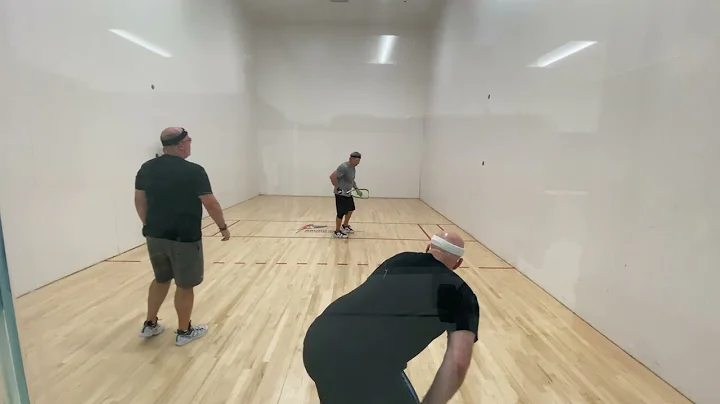 Doubles racquetball, Brandon/Robert vs. Joe/Sip 12...