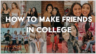 How to Make Friends in College (Easy) | Advice from a Senior