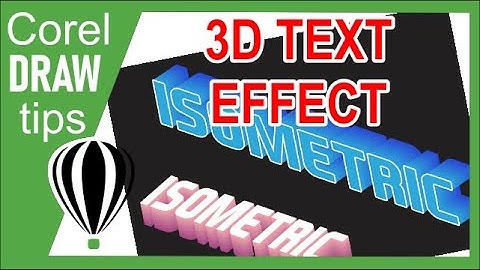 Creating 3D text effects using blend