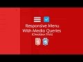 Responsive Menu With Media Queries (Checkbox Trick) - Using Only CSS3