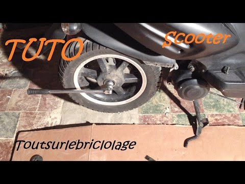 Demontage Roue Arriere Scooter Youtube