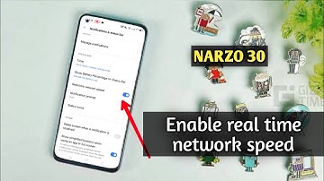 Realme Narzo 30 Internet Speed Test Status Bar Network Speed Display Show Network Speed kaise dekhen